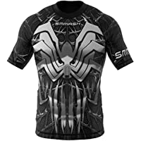 Los mejores  - SMMASH Venomous - Camiseta de manga corta para hombre- para artes marciales- chaleco para hombre- transpirable y ligero…